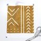 Geometric Stripe Mustard Gold Weathered Look Southwestern Boho Tribal Inspired Modern Farmhouse Custom Printed Fabric by Spoonflower Various Fabrics by the Yard or Fat Quarter